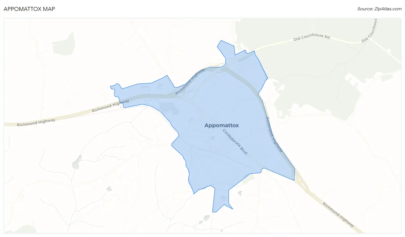 Appomattox Map