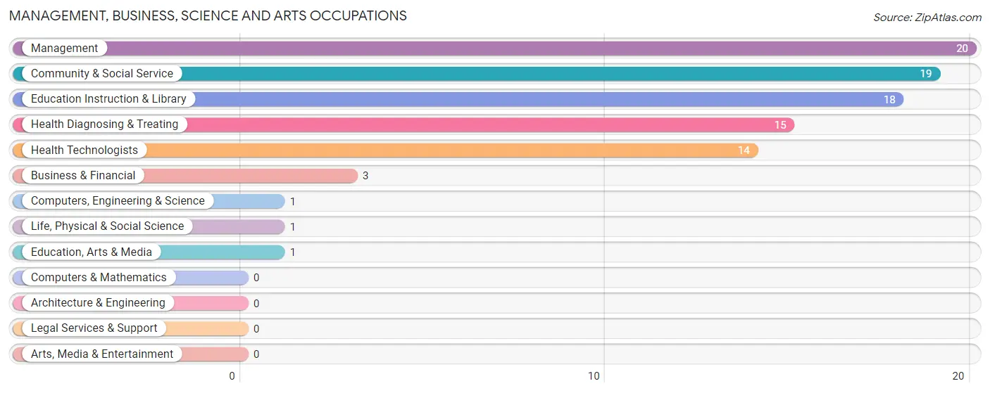 Management, Business, Science and Arts Occupations in Brodnax