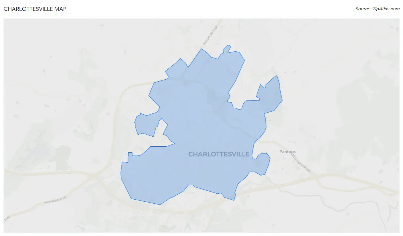 Charlottesville Map