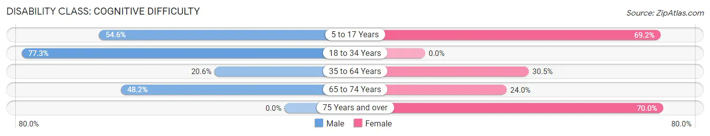 Disability in Clinchco: <span>Cognitive Difficulty</span>