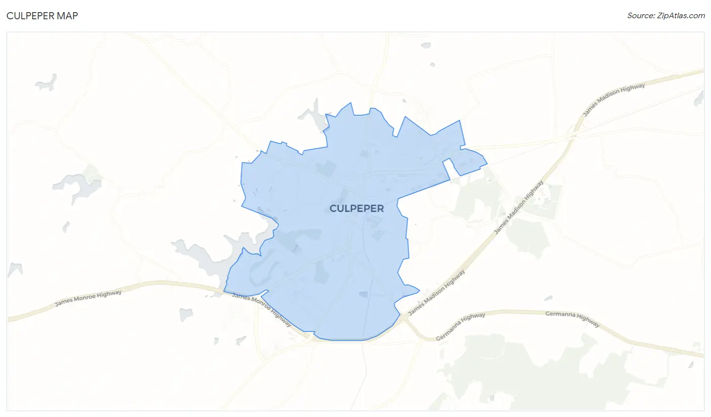 Culpeper Map