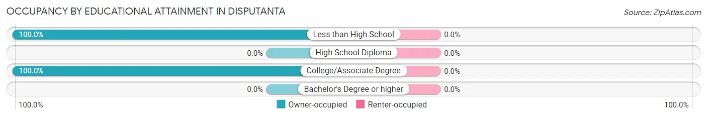 Occupancy by Educational Attainment in Disputanta