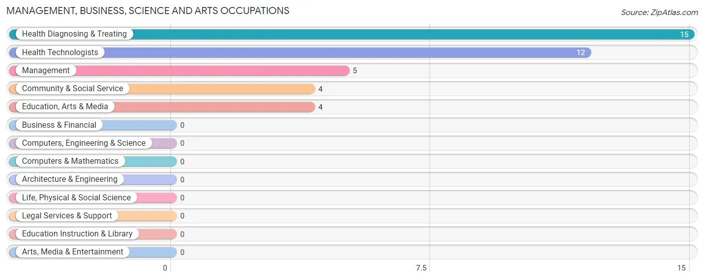 Management, Business, Science and Arts Occupations in Fries