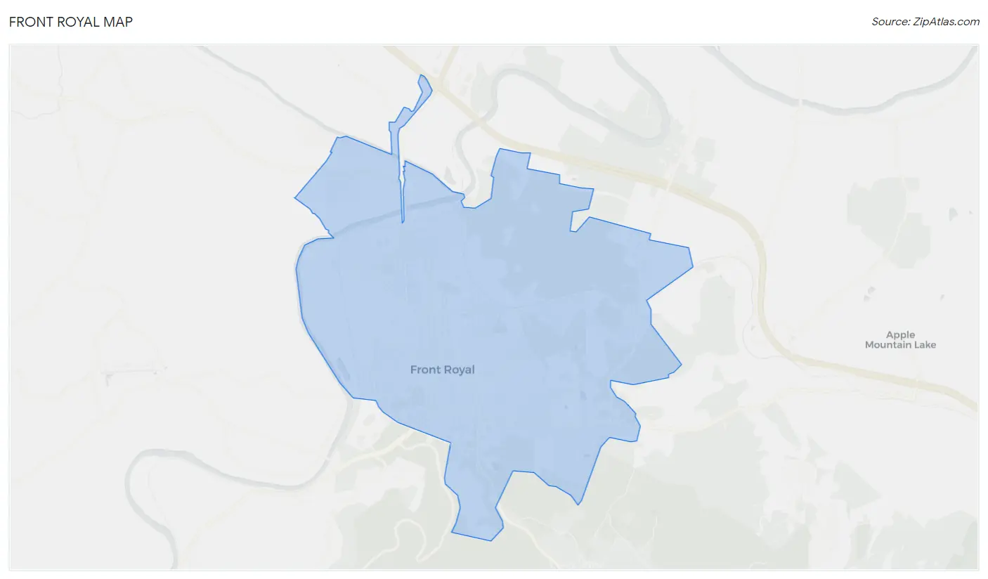 Front Royal Map