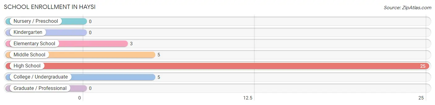 School Enrollment in Haysi