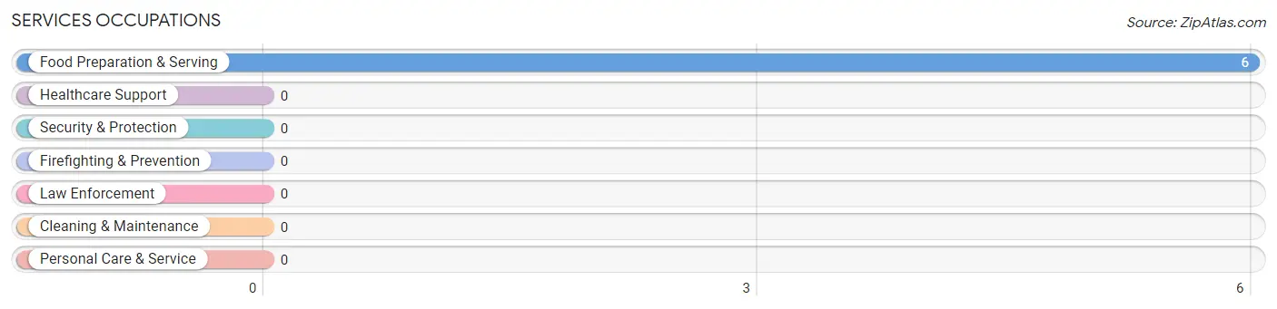 Services Occupations in Mendota