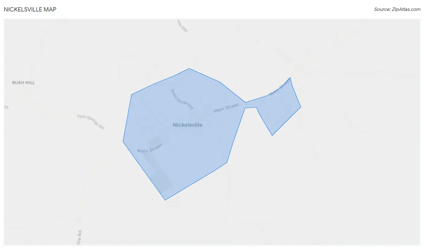 Nickelsville Map