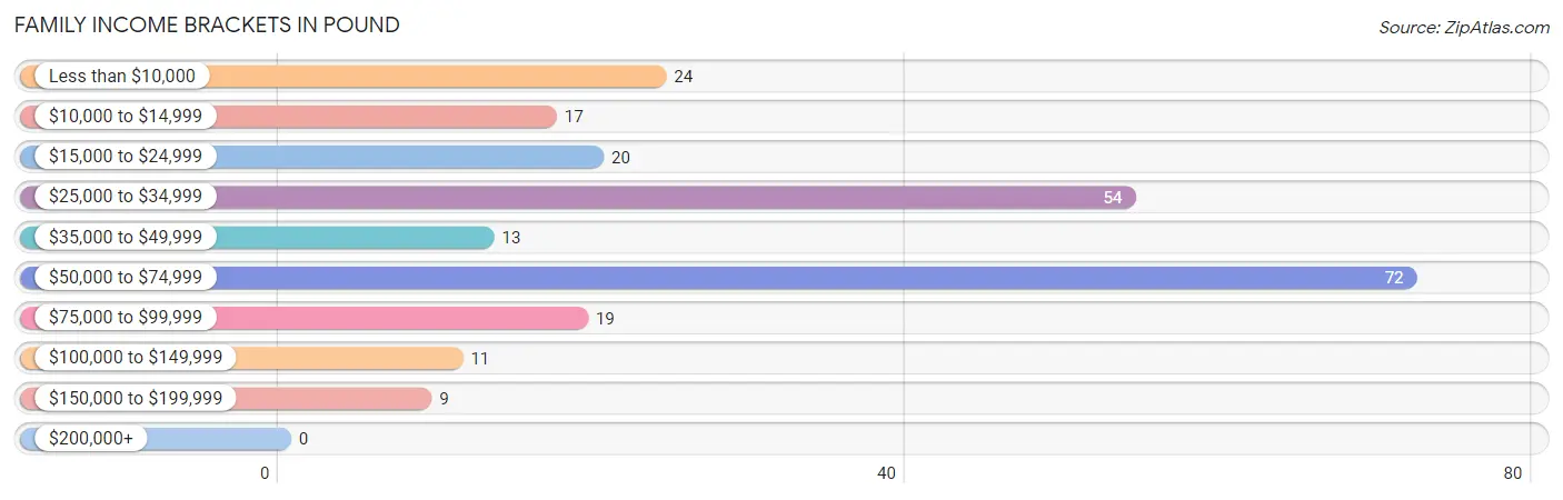 Family Income Brackets in Pound