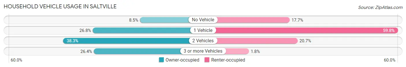 Household Vehicle Usage in Saltville