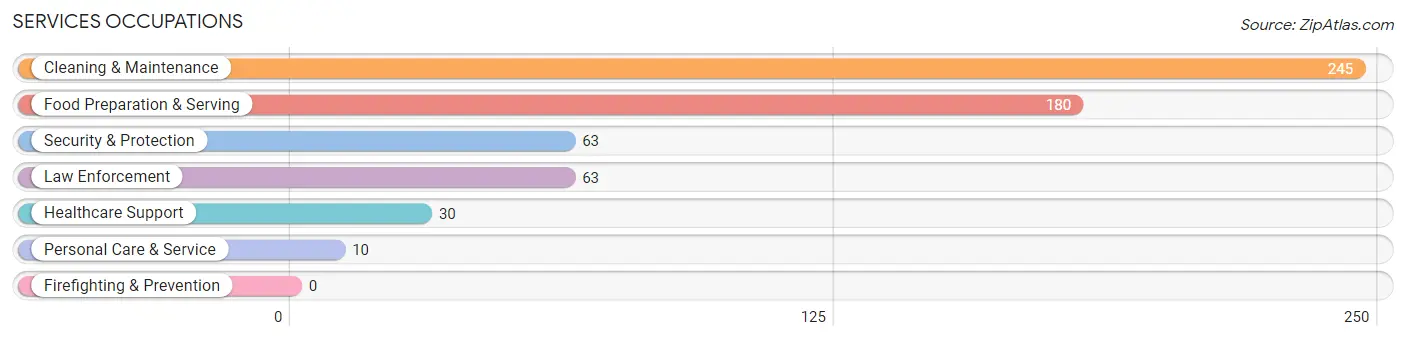 Services Occupations in Tazewell