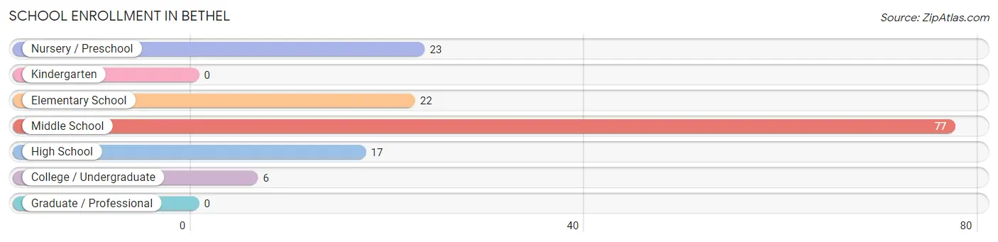 School Enrollment in Bethel