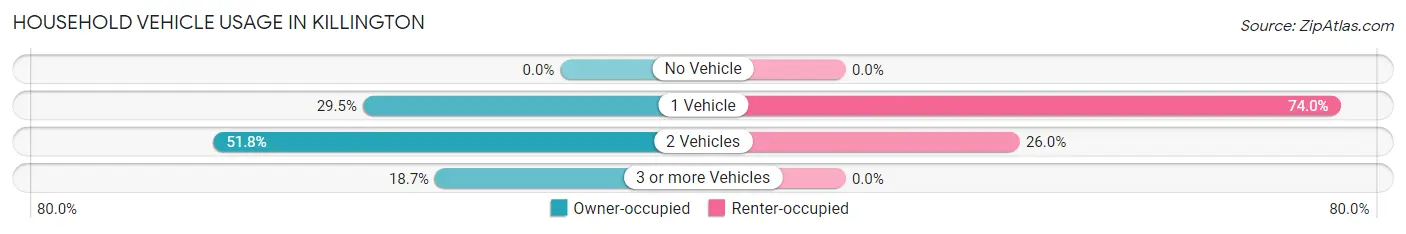 Household Vehicle Usage in Killington