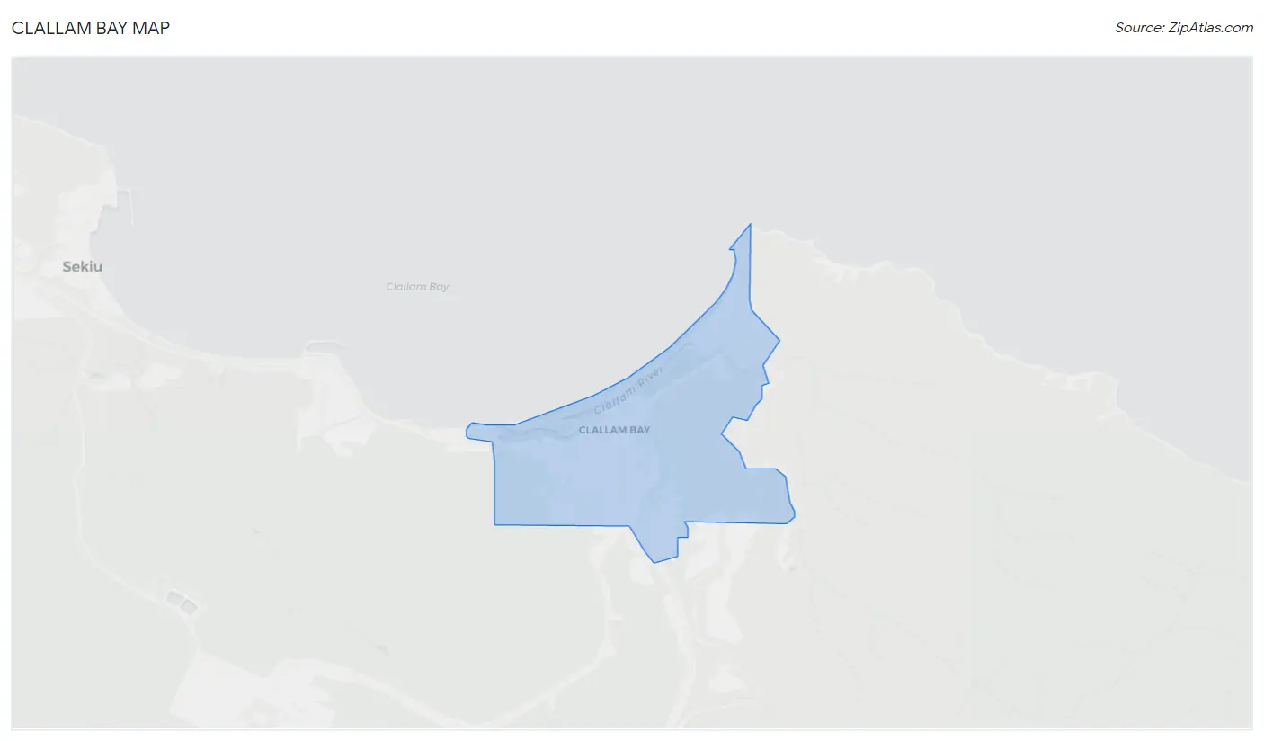 Clallam Bay Map