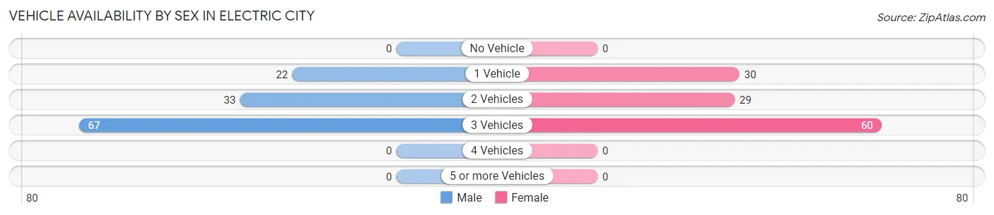 Vehicle Availability by Sex in Electric City