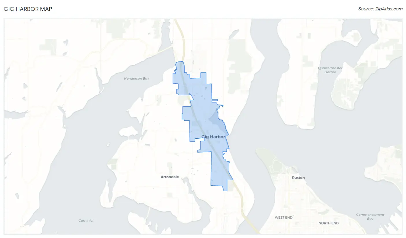 Gig Harbor Map