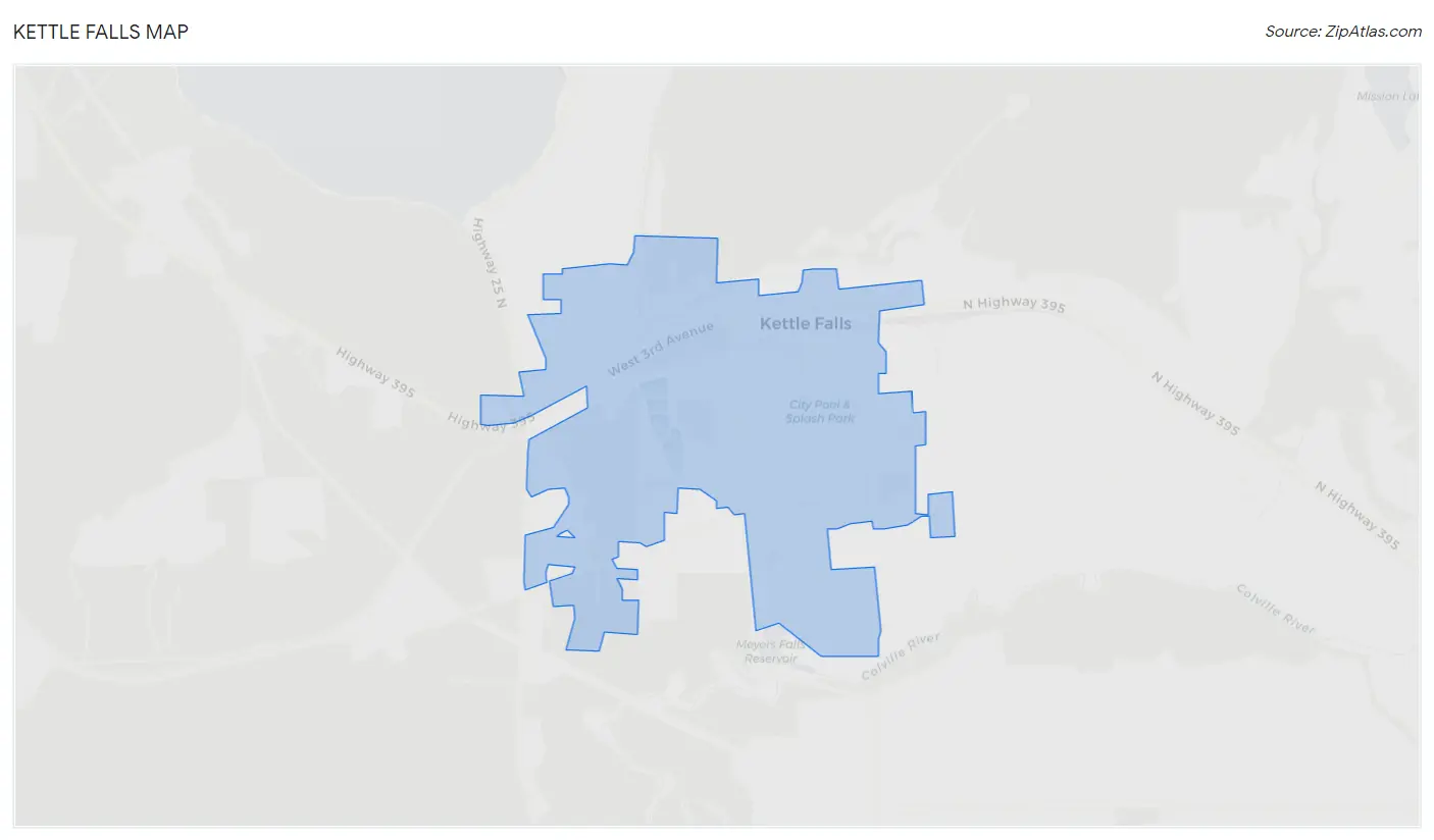 Kettle Falls Map