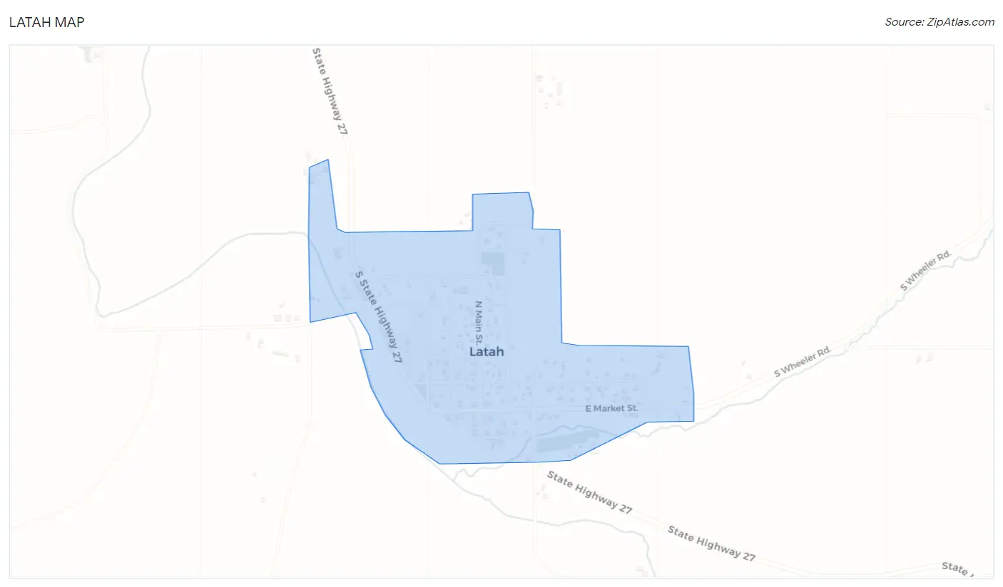 Latah Map