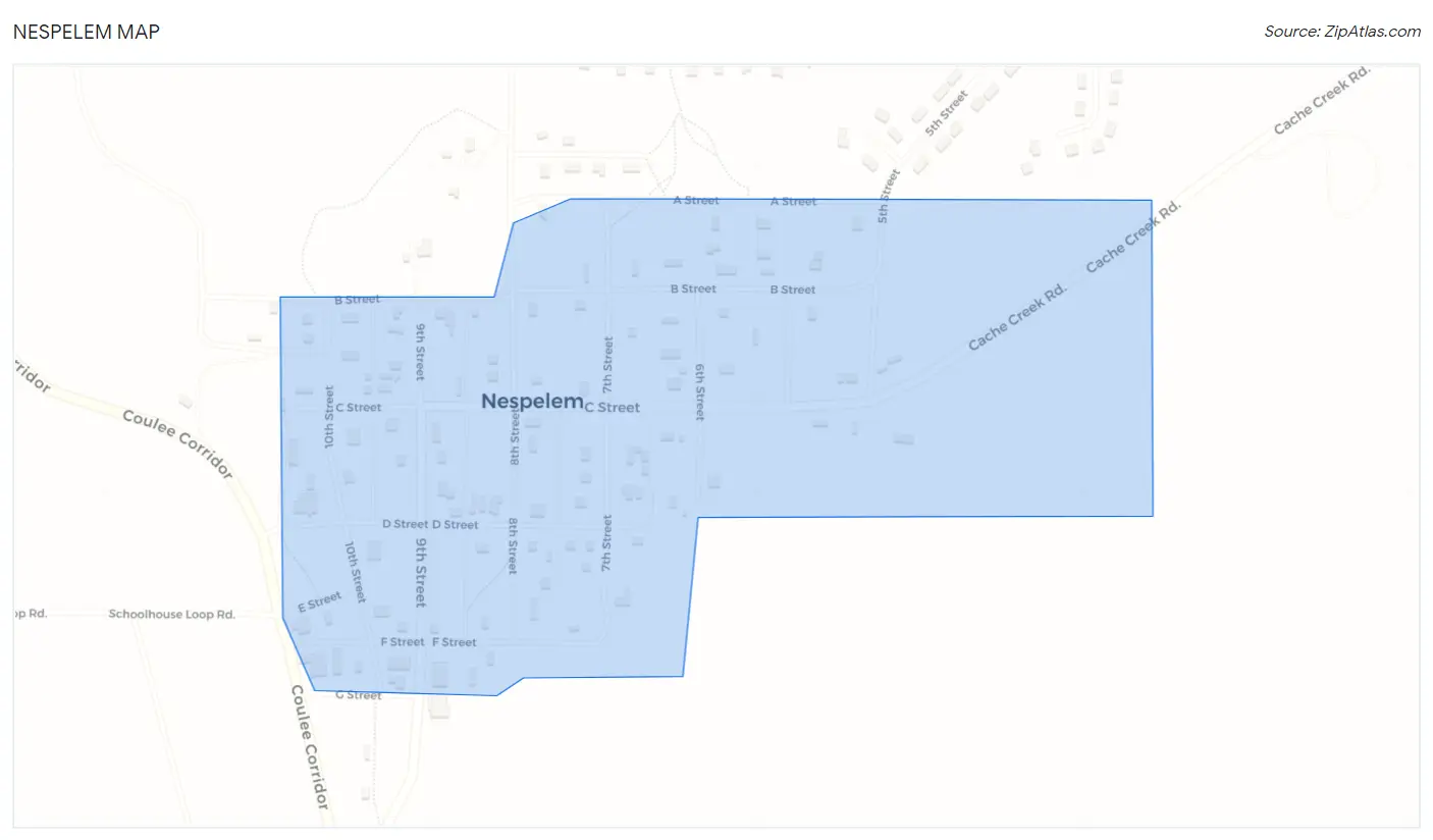 Nespelem Map