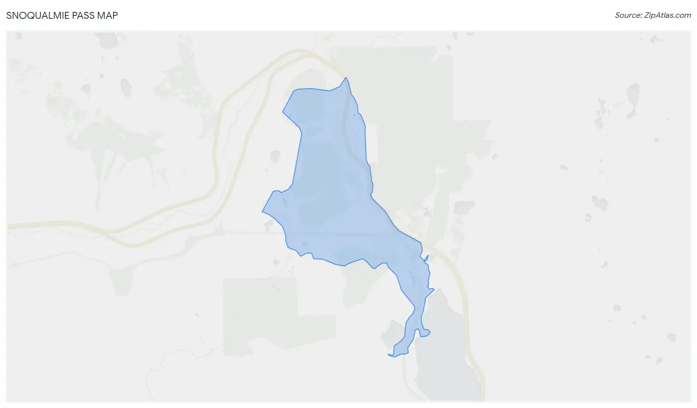 Snoqualmie Pass Map