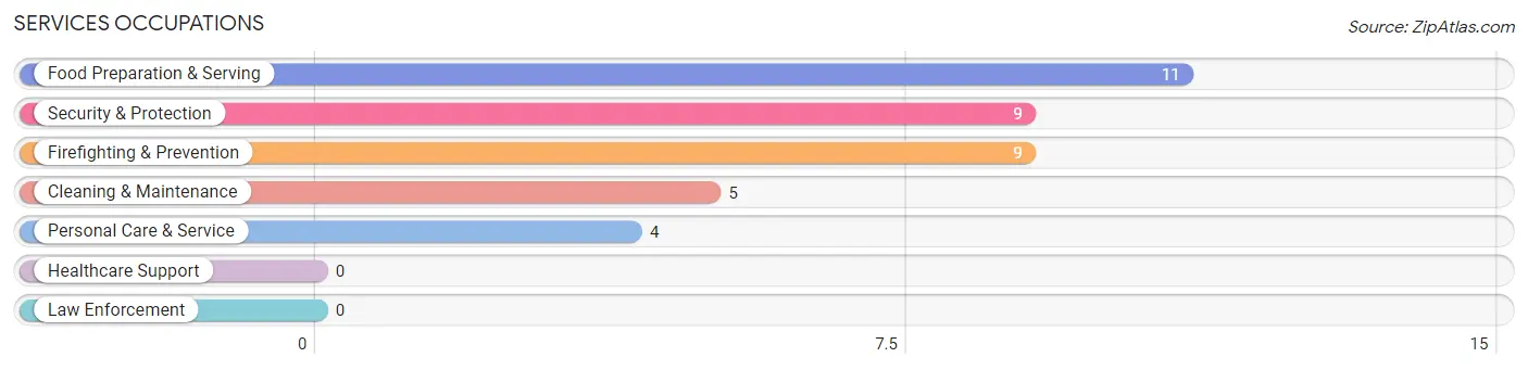 Services Occupations in Winthrop