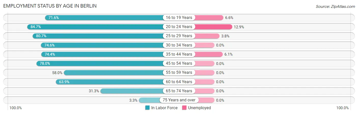 Employment Status by Age in Berlin