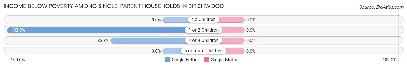 Income Below Poverty Among Single-Parent Households in Birchwood