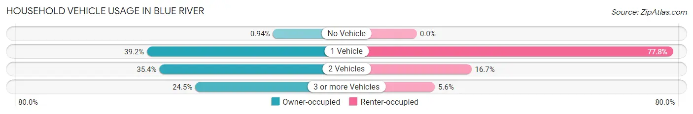 Household Vehicle Usage in Blue River