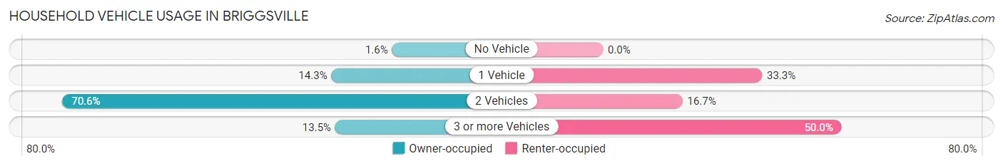 Household Vehicle Usage in Briggsville