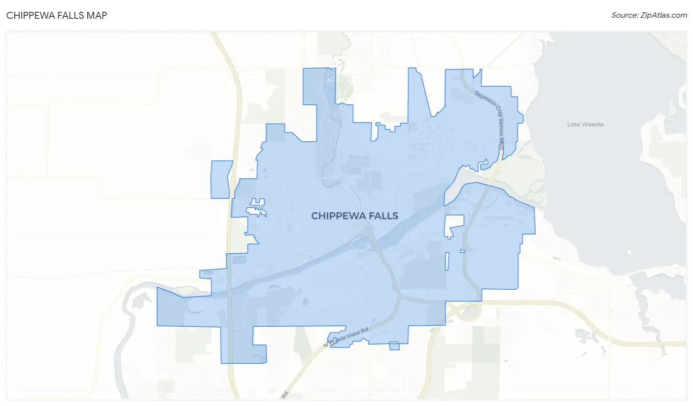 Chippewa Falls Map