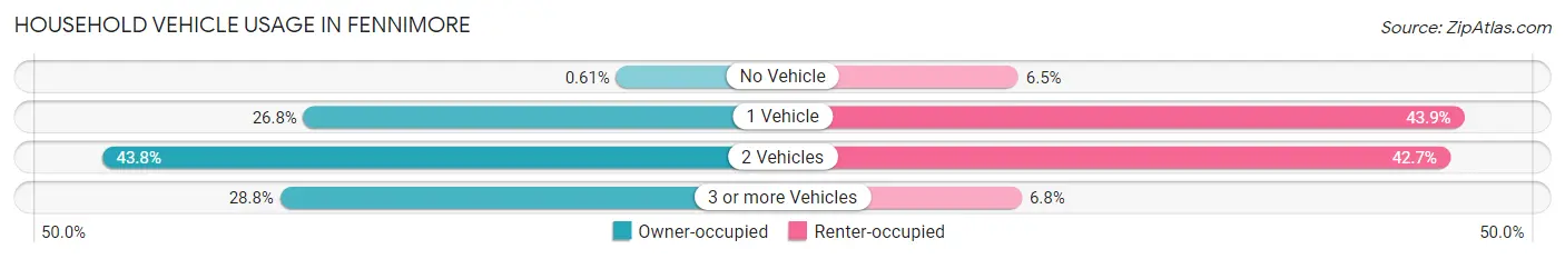 Household Vehicle Usage in Fennimore