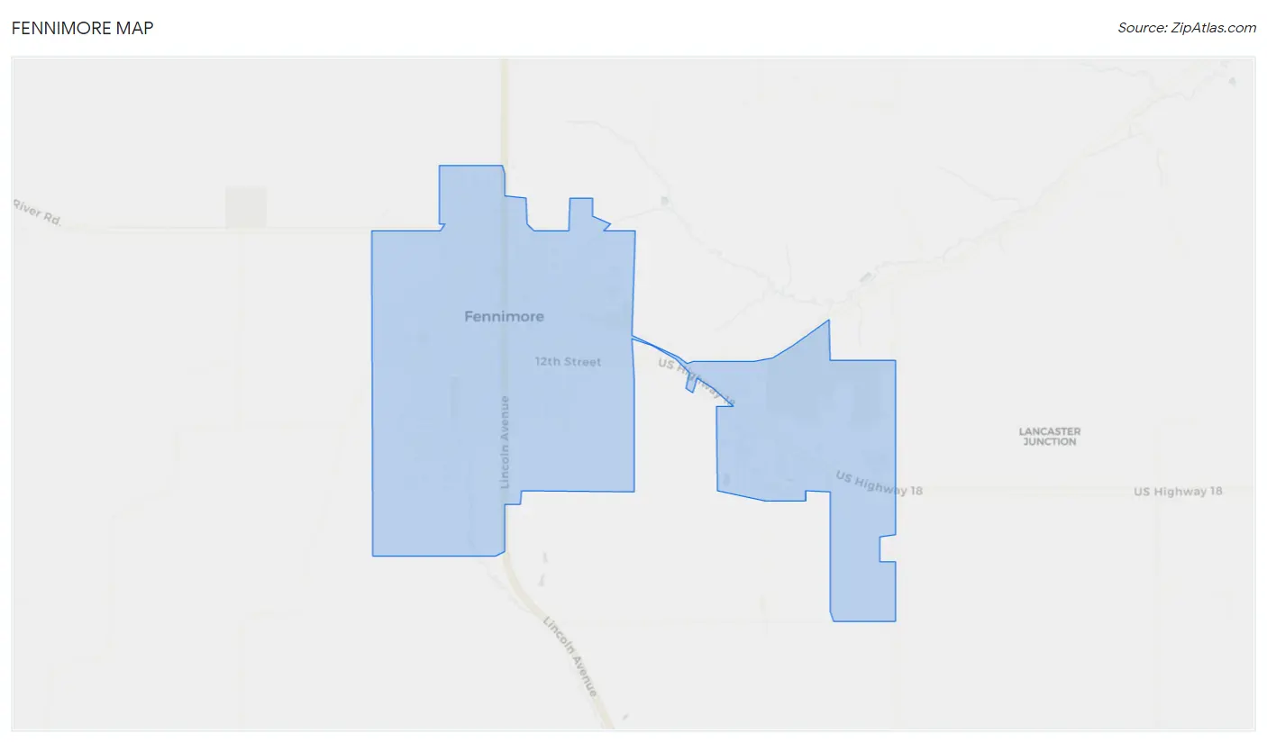 Fennimore Map