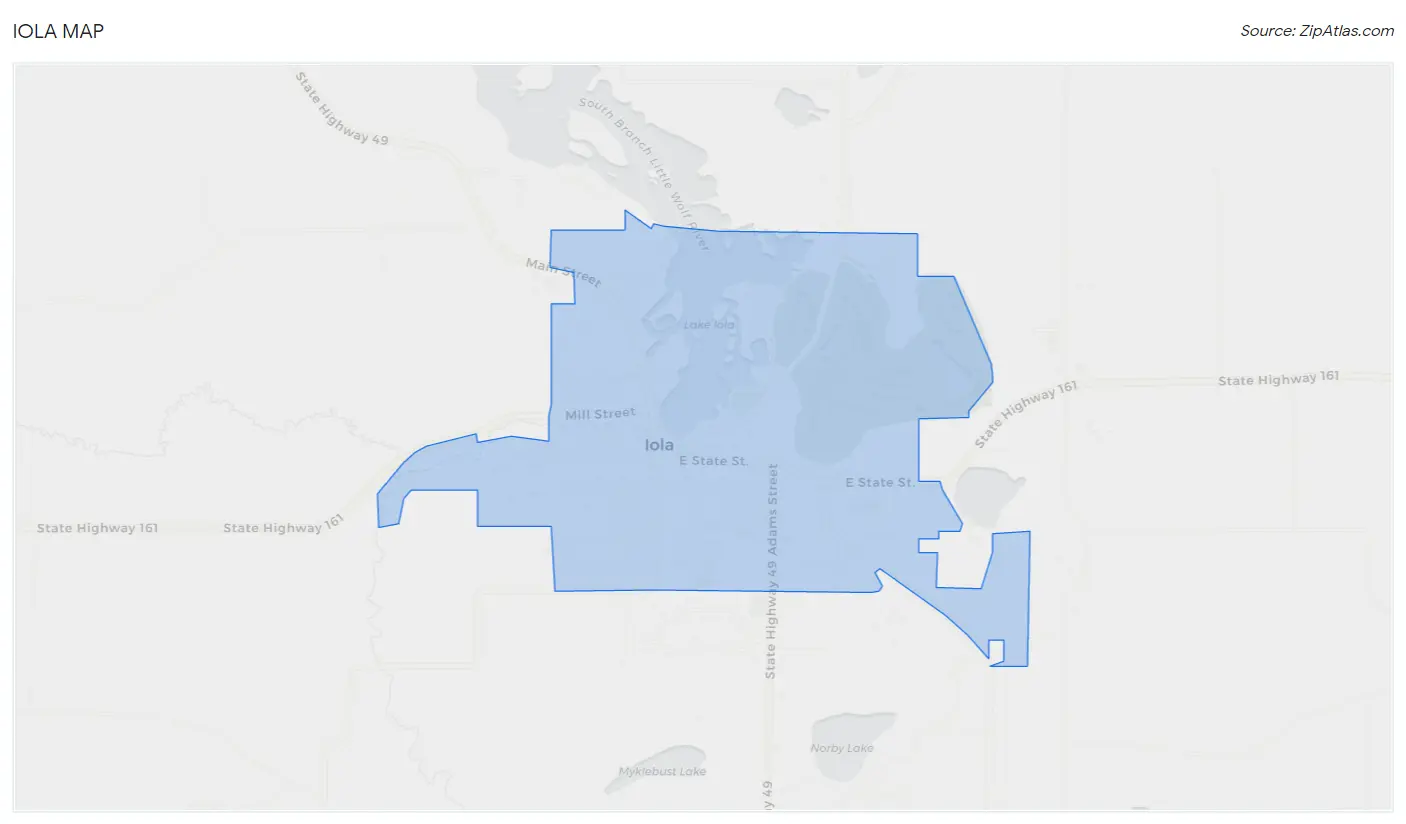 Iola Map