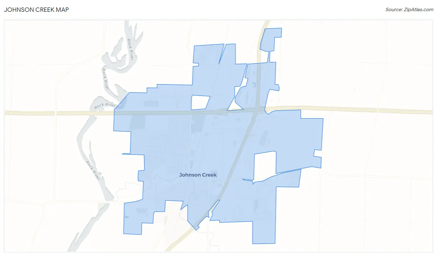 Johnson Creek Map