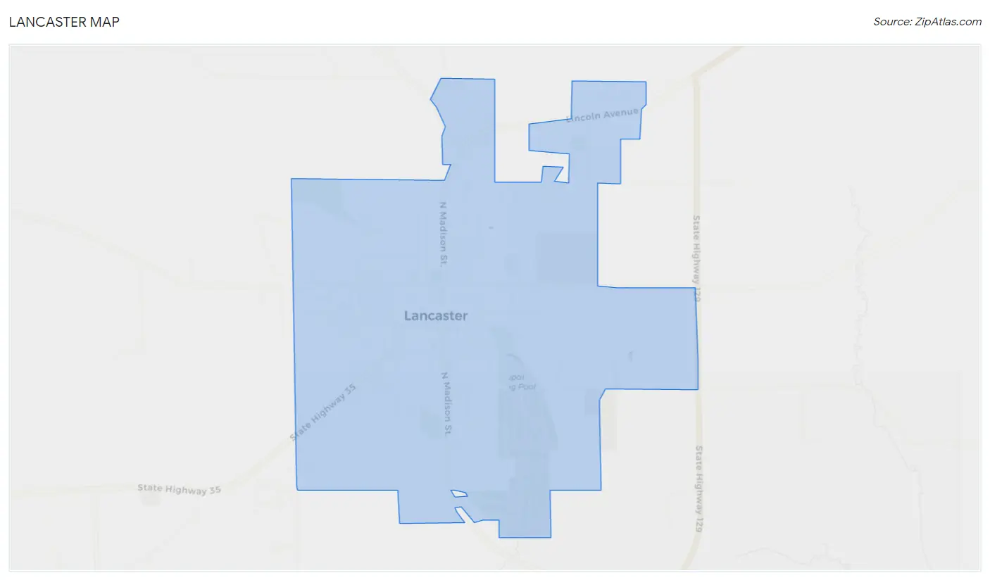 Lancaster Map