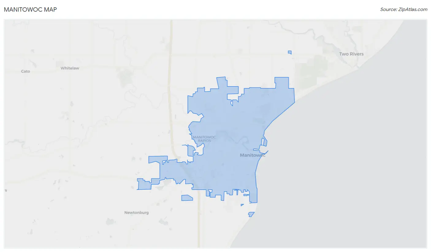 Manitowoc Map