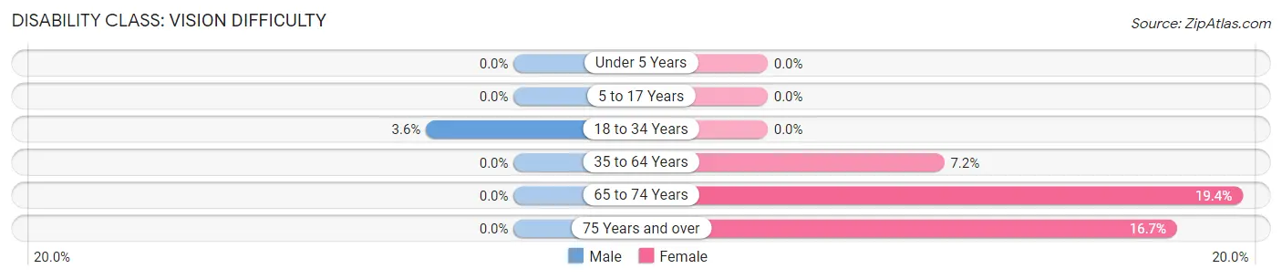 Disability in Oxford: <span>Vision Difficulty</span>