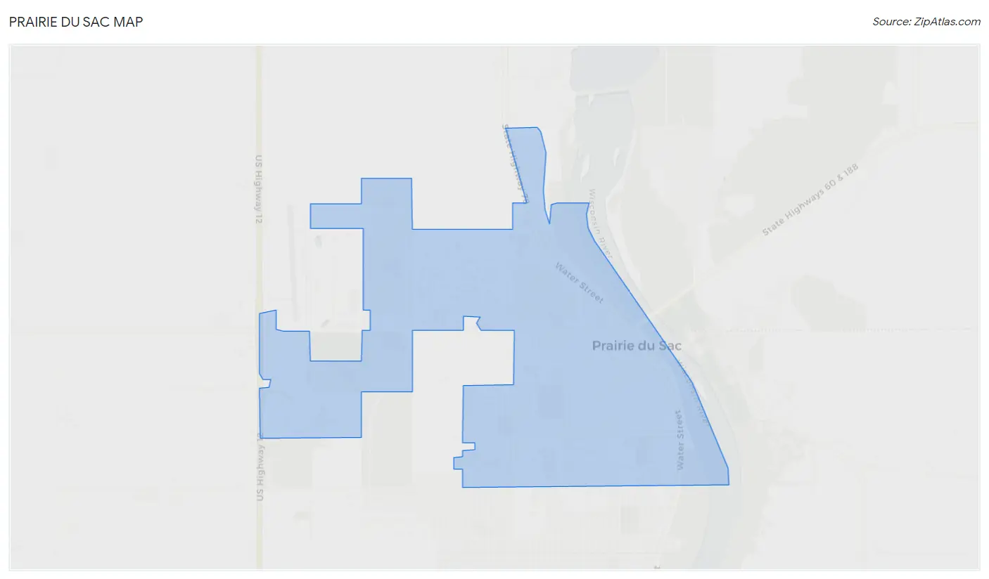 Prairie Du Sac Map