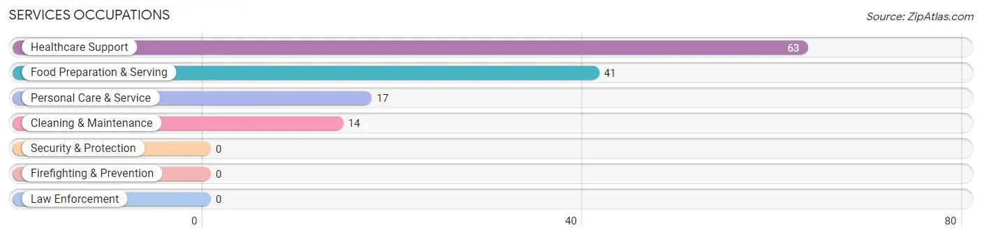 Services Occupations in Shell Lake