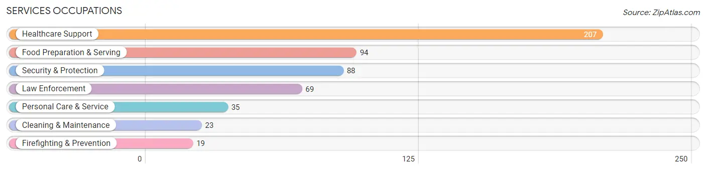 Services Occupations in Sturtevant