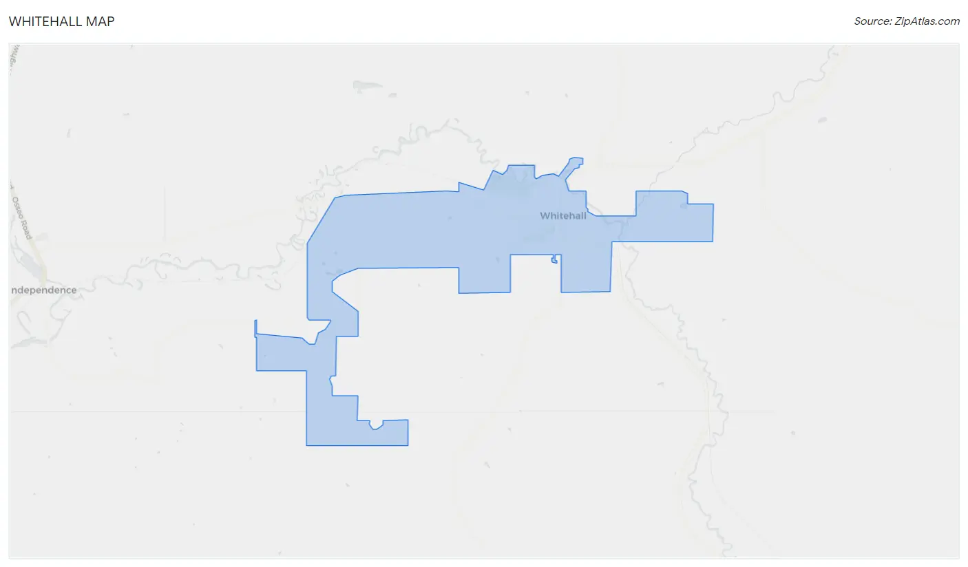 Whitehall Map