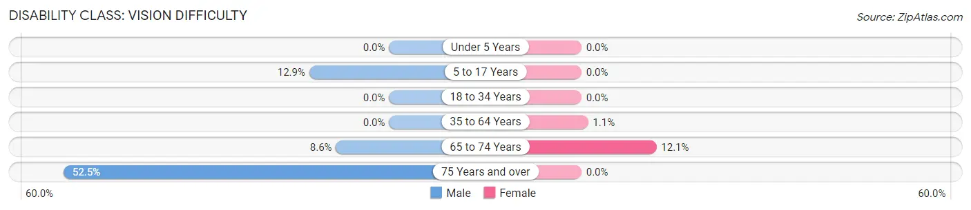 Disability in Whitehall: <span>Vision Difficulty</span>