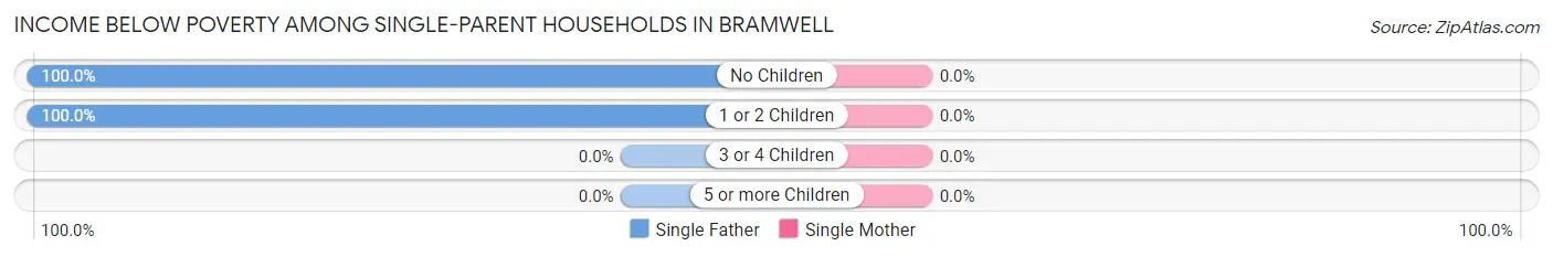 Income Below Poverty Among Single-Parent Households in Bramwell