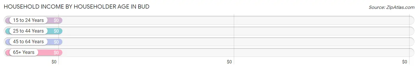 Household Income by Householder Age in Bud