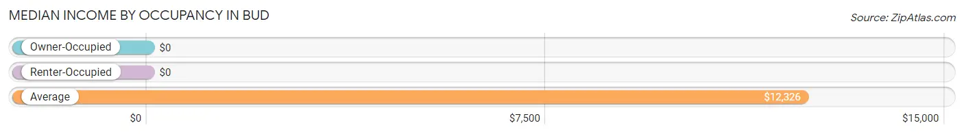 Median Income by Occupancy in Bud