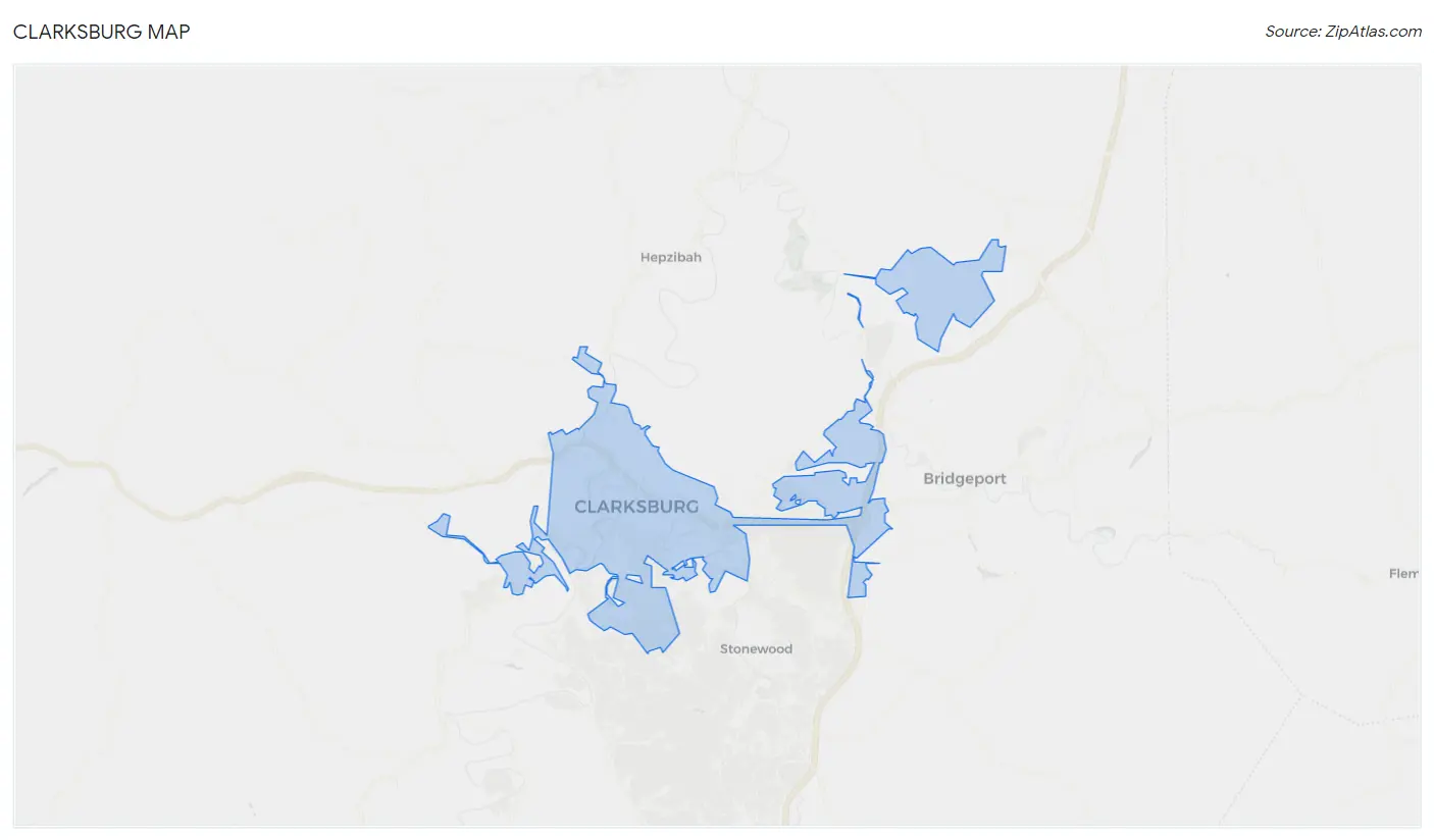 Clarksburg Map