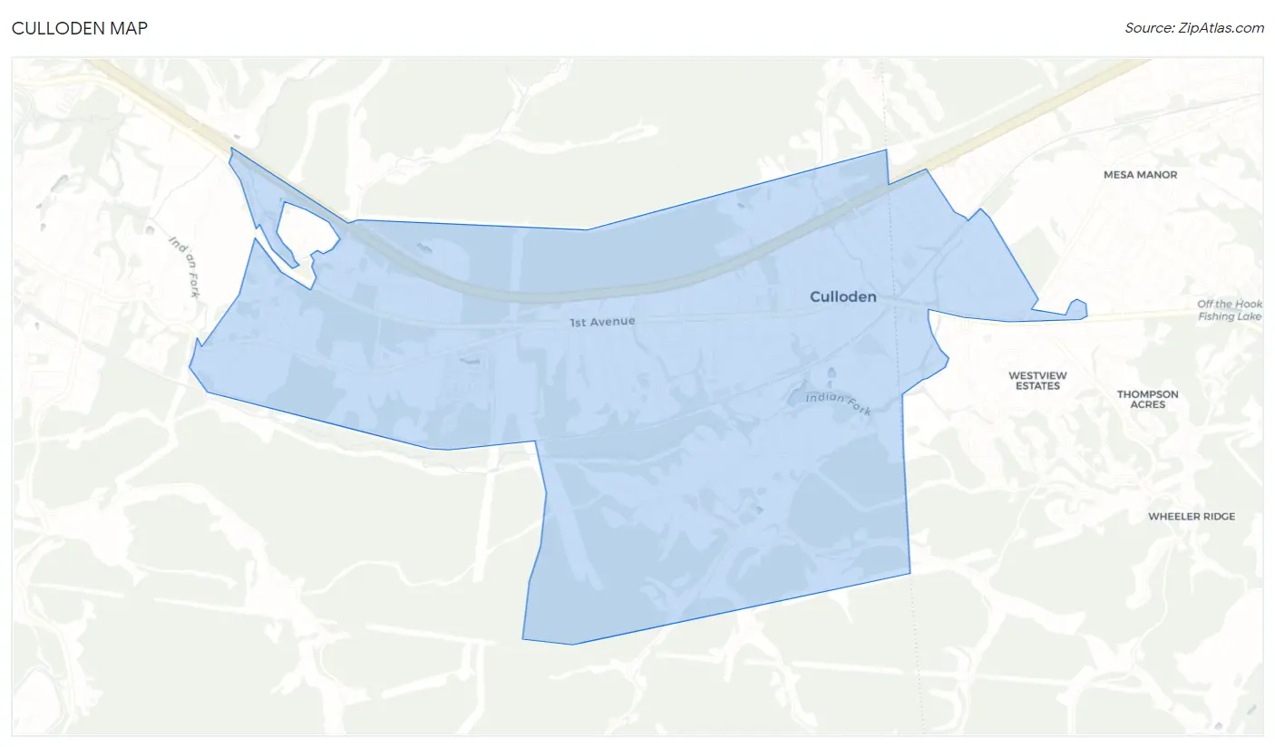 Culloden Map