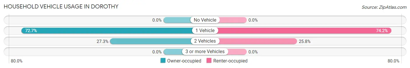 Household Vehicle Usage in Dorothy