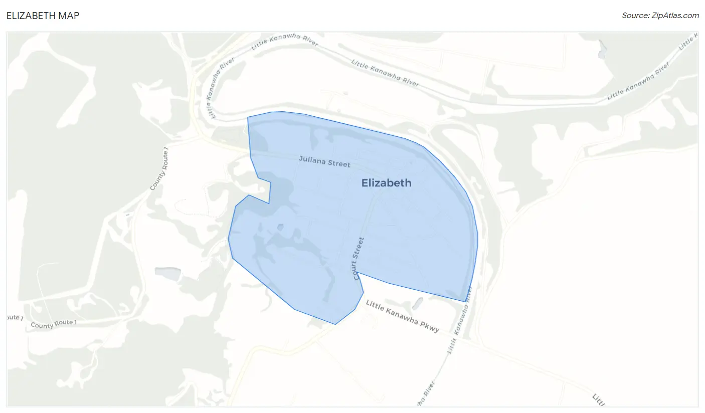 Elizabeth Map