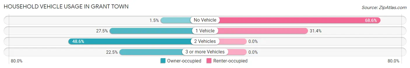 Household Vehicle Usage in Grant Town
