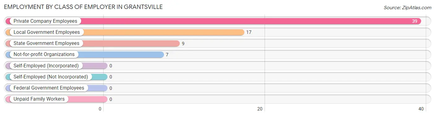 Employment by Class of Employer in Grantsville